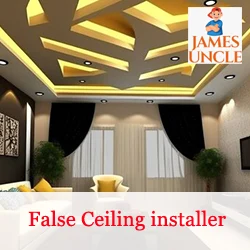 False Ceiling installer Mr. Sunil Dey in Bisharpara